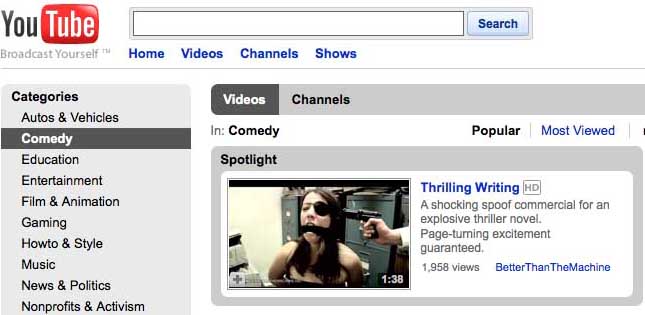 Take Aim Featured On YouTube