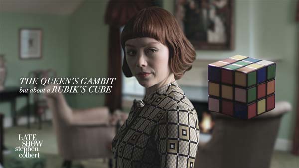 The Late Show with Stephen Colbert | “The Queen’s Gambit + Rubik’s Cube”